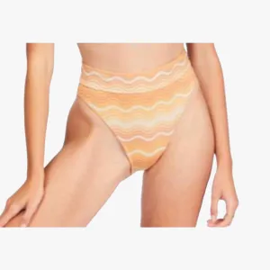 Billabong Womens Wave Hello Rise Bikini Bottom Multi