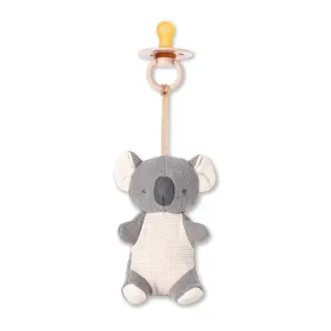 Bitzy Pal Natural Rubber Pacifier & Stuffed Animal - Koala
