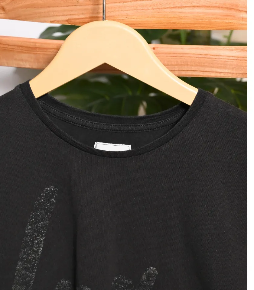 Black Crop Top by Hype