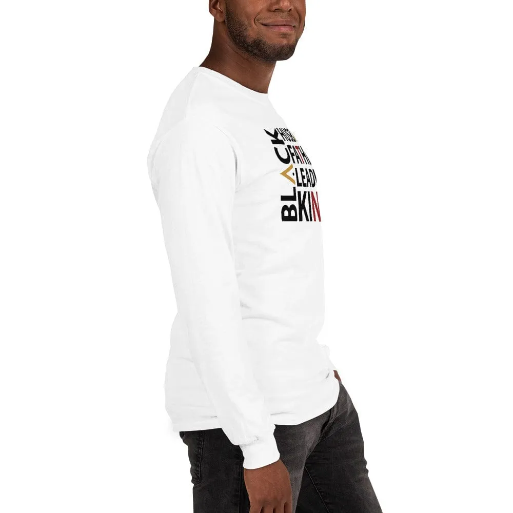 Black Hubsand Unisex Long Sleeve T-shirt