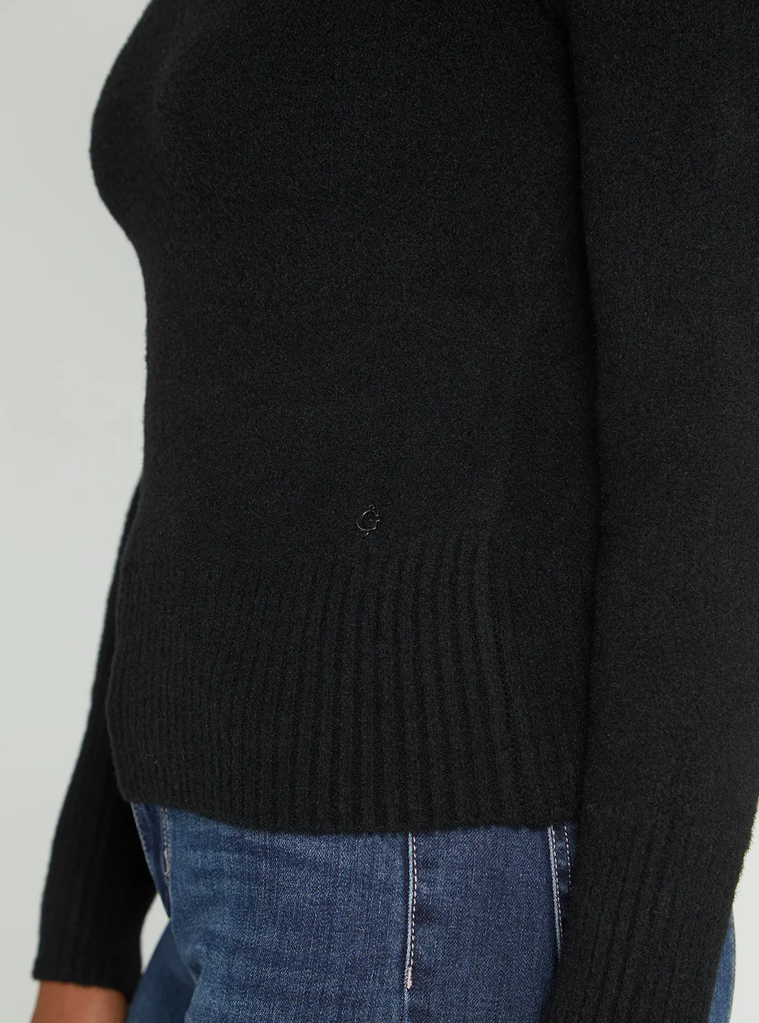 Black Marion Knit Jumper
