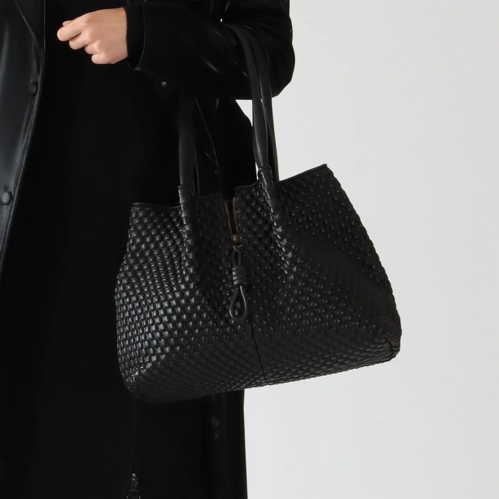 Black Small Surprise Shopper Bag