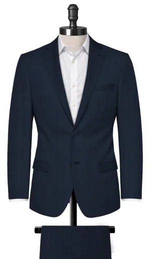 Blue Sharkskin Suit