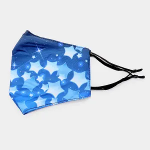 Blue Star Face Mask