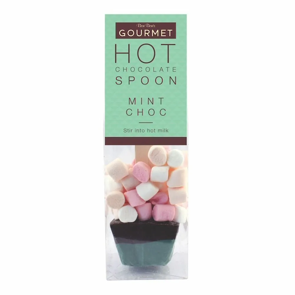 Bon Bon's 40g Gourmet Mint Hot Chocolate Spoon