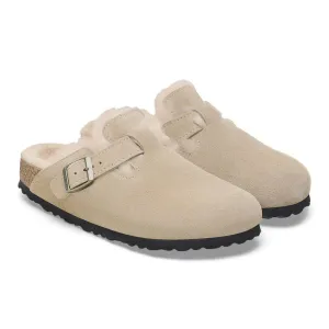 Boston Shearling | Suede | Taupe