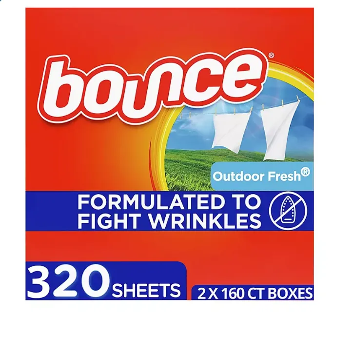 Bounce Fabric Softener Dryer Sheet Outdoor Fresh (2 x 160 ct.)