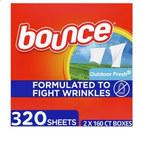 Bounce Fabric Softener Dryer Sheet Outdoor Fresh (2 x 160 ct.)