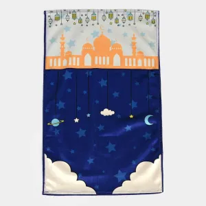 Boys Islamic Prayer Mat - Royal Blue | Large