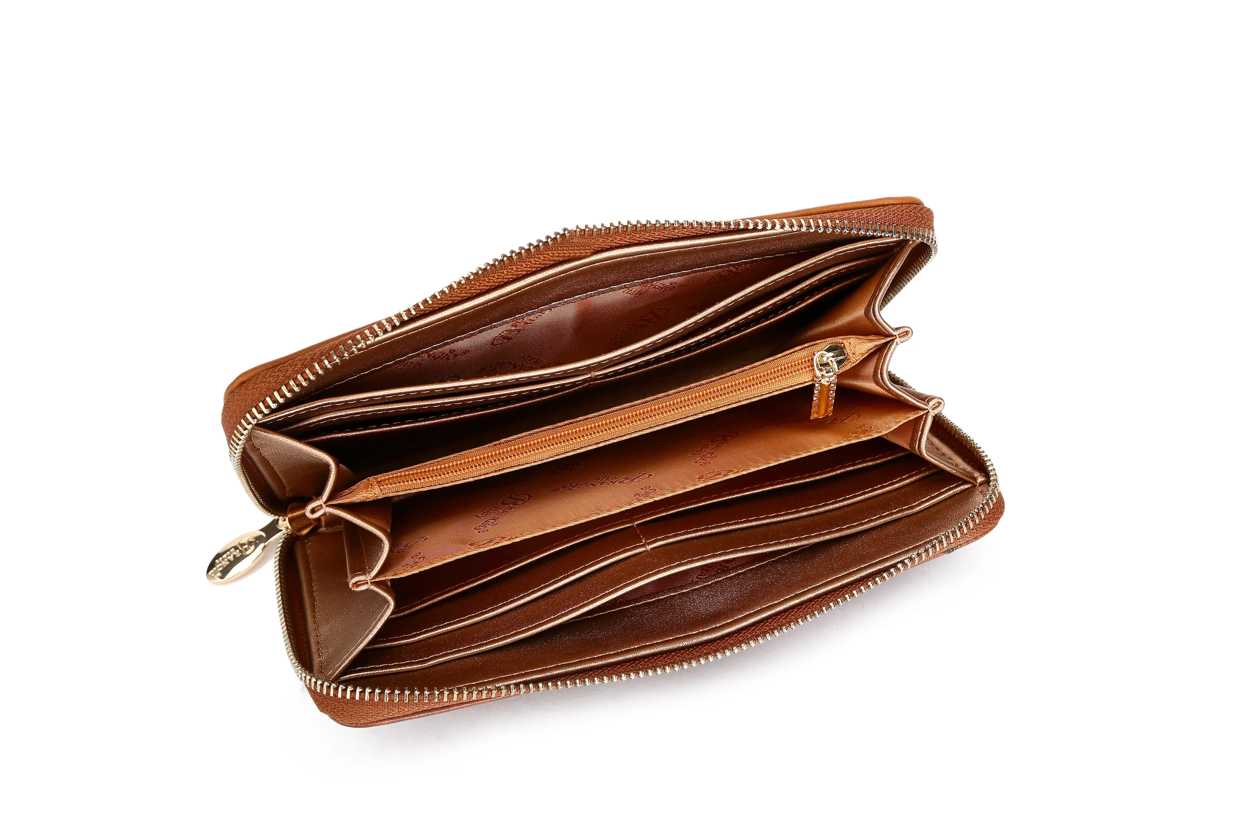 Brangio Ostrich-Embossed Leather Wallet