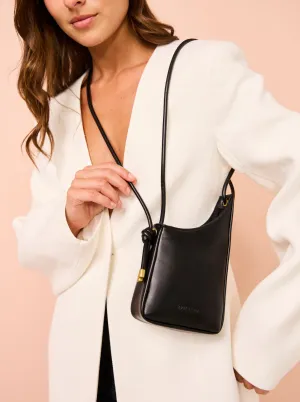 Brie Leon Tie Knot Mini Bag in Black