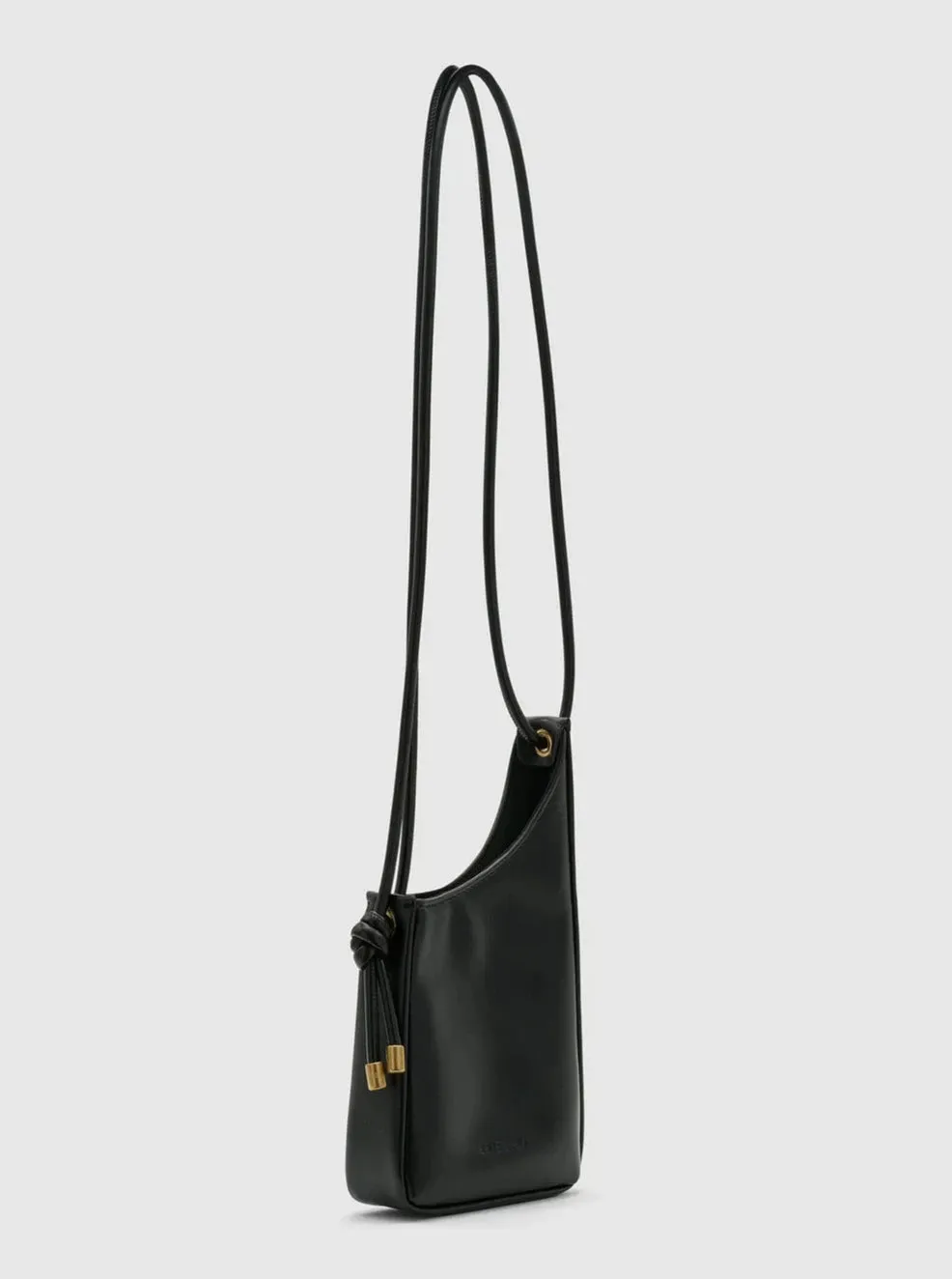 Brie Leon Tie Knot Mini Bag in Black