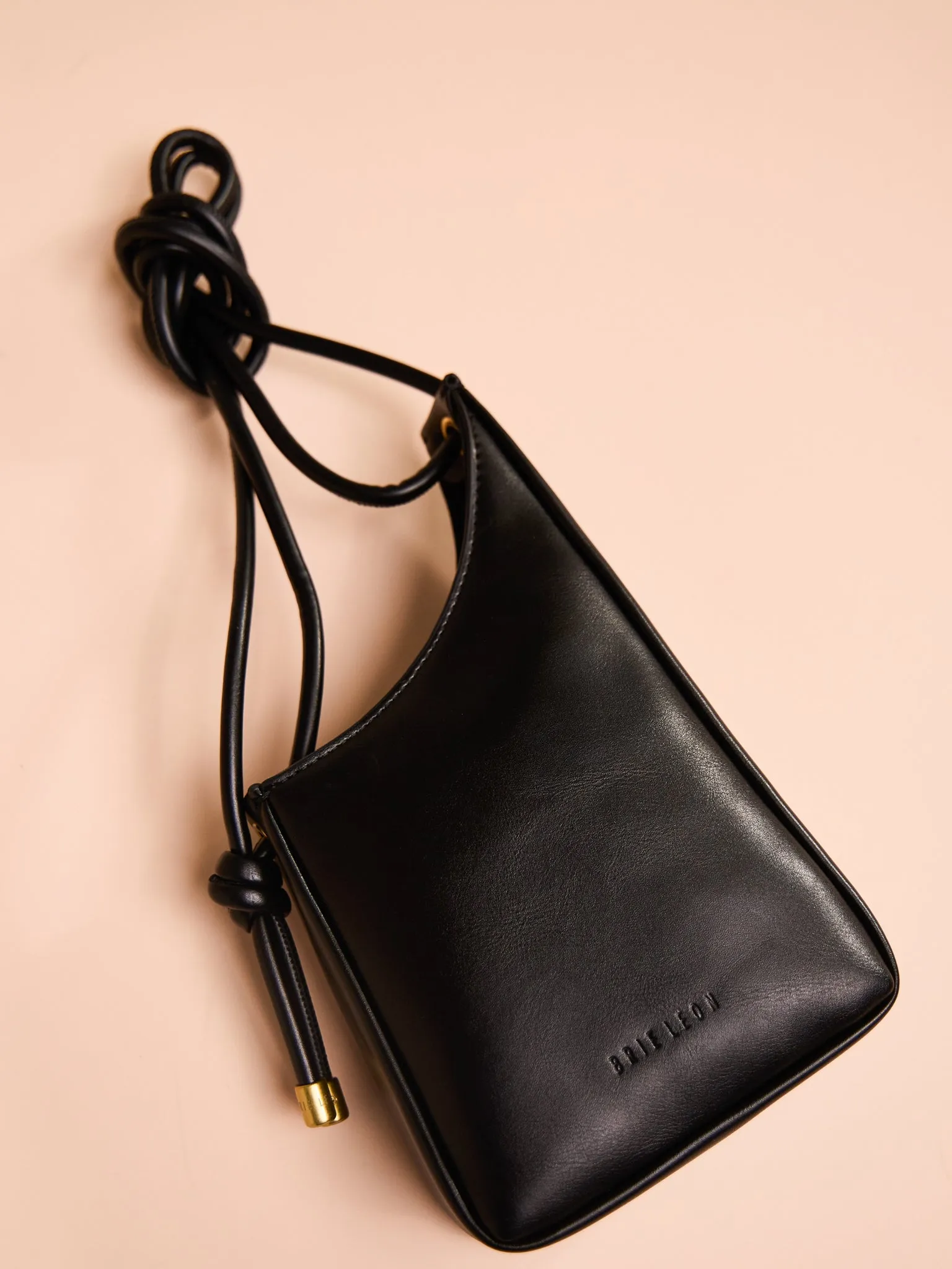 Brie Leon Tie Knot Mini Bag in Black