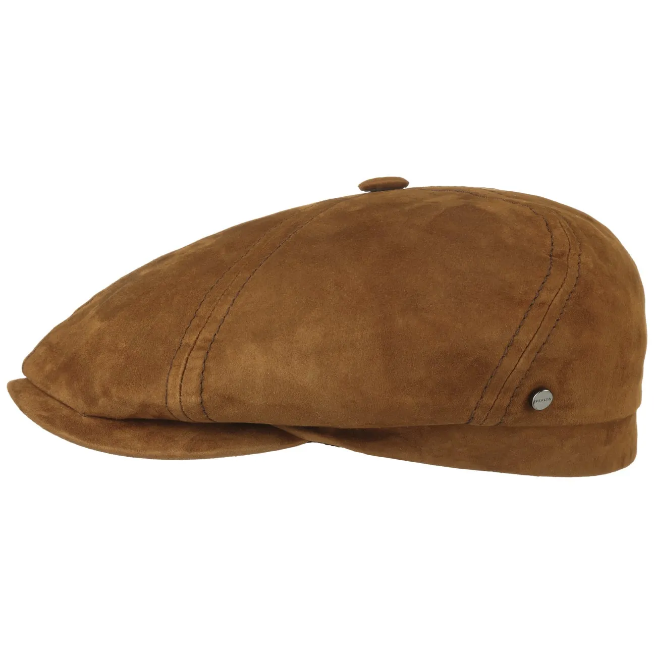 Brooklin Goat Flat Cap by Stetson