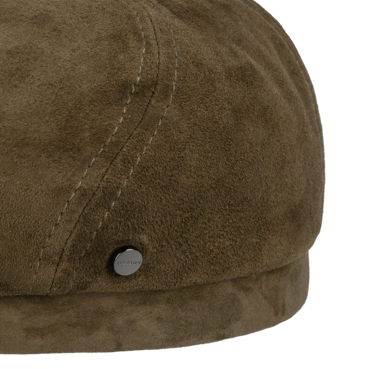 Brooklin Goat Flat Cap by Stetson