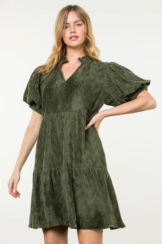 Camilla Corduroy Velvet Dress