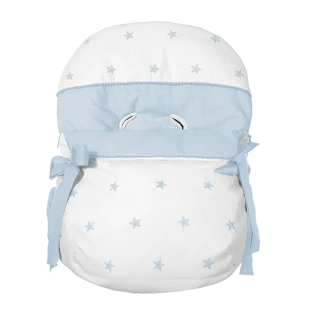 Car seat cover stars blue