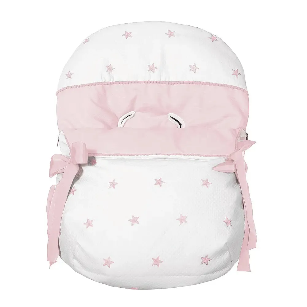 Car seat cover stars pink