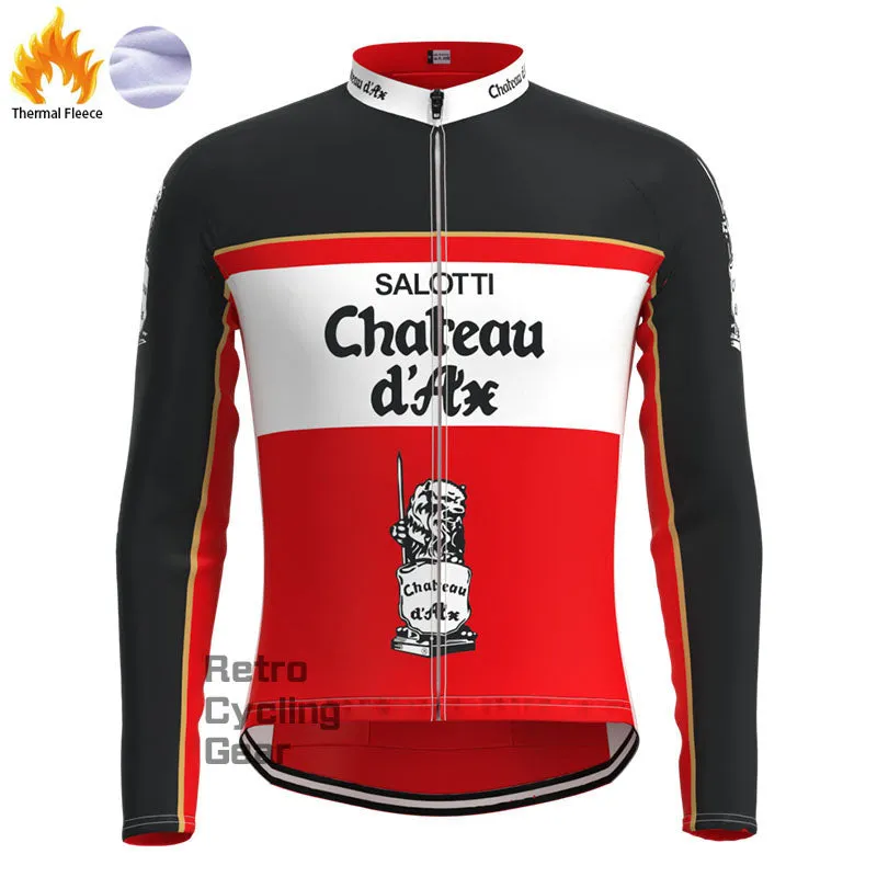 Chareau Fleece Retro Long Sleeves Jerseys
