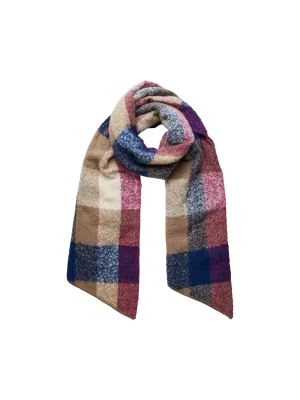 Checked Long Scarf