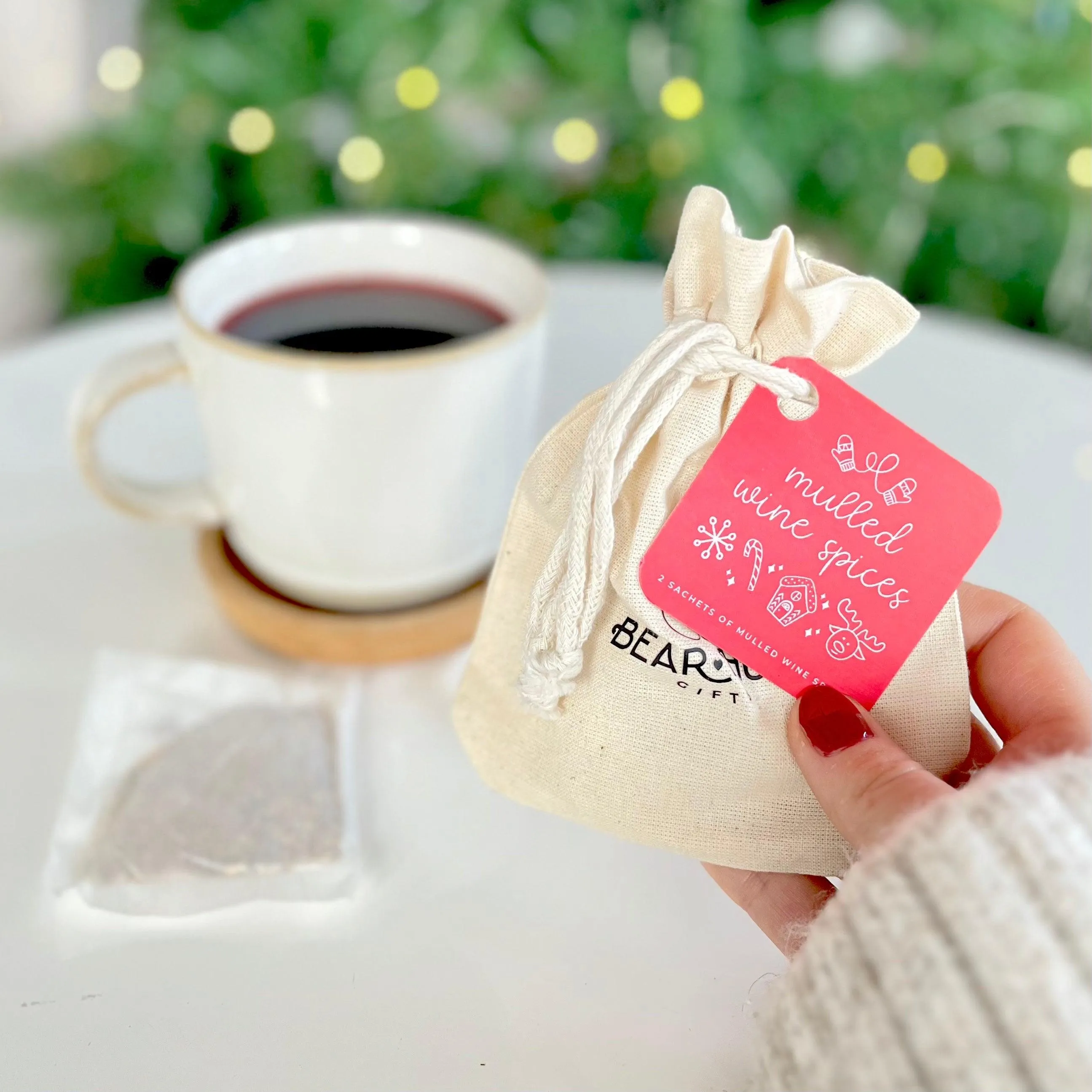 Christmas Sugar and Mulled Wine Spice Letterbox Hug in a Box