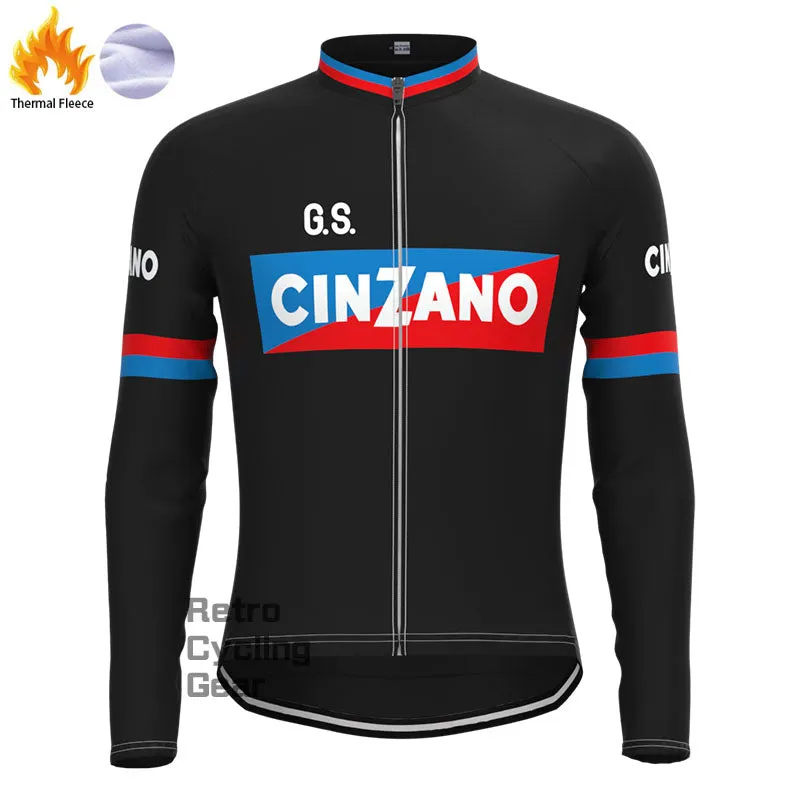 CINZANO Fleece Retro Long Sleeves Jerseys