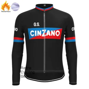 CINZANO Fleece Retro Long Sleeves Jerseys