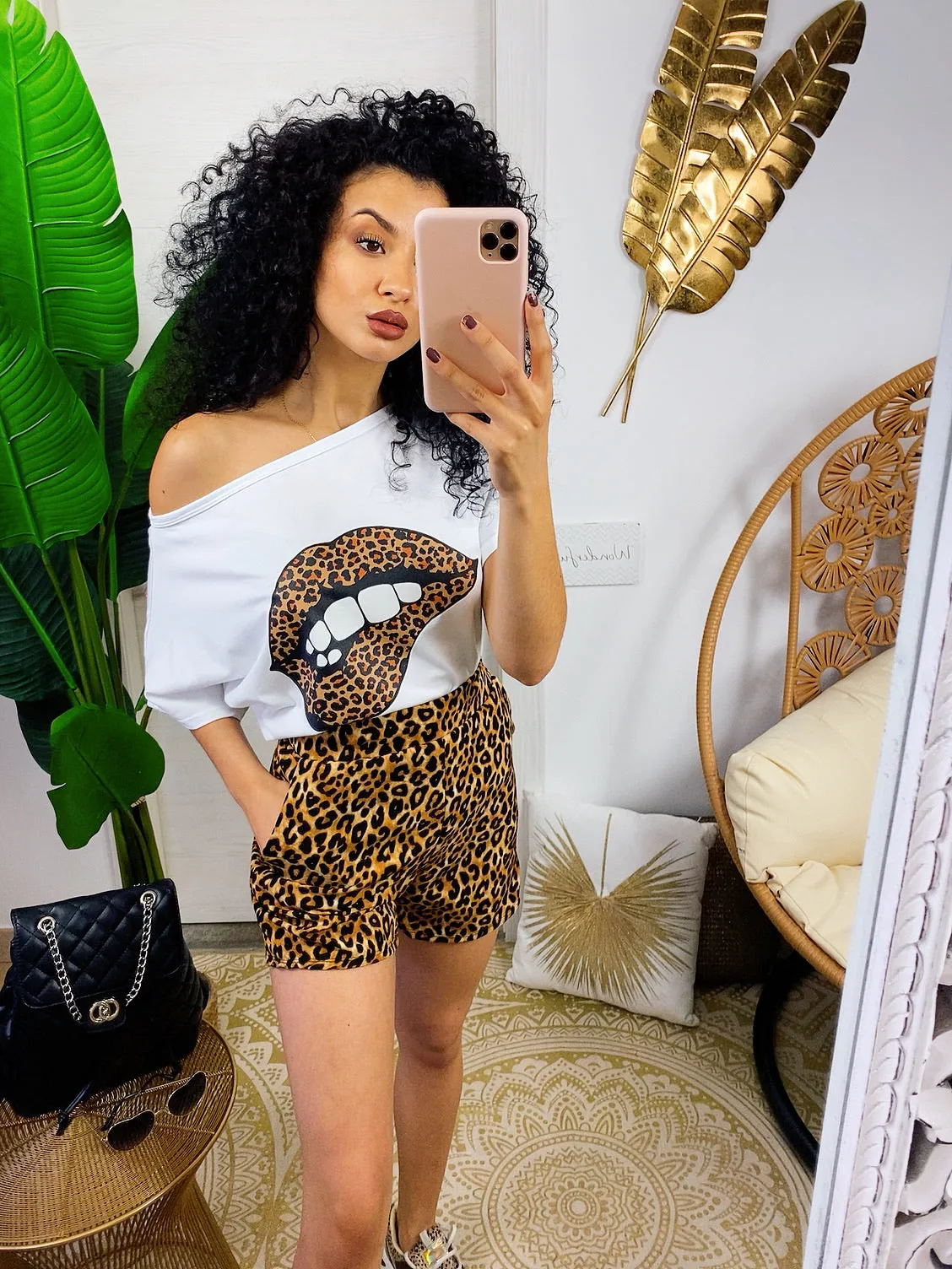 Completo sportivo maglia e short maculato