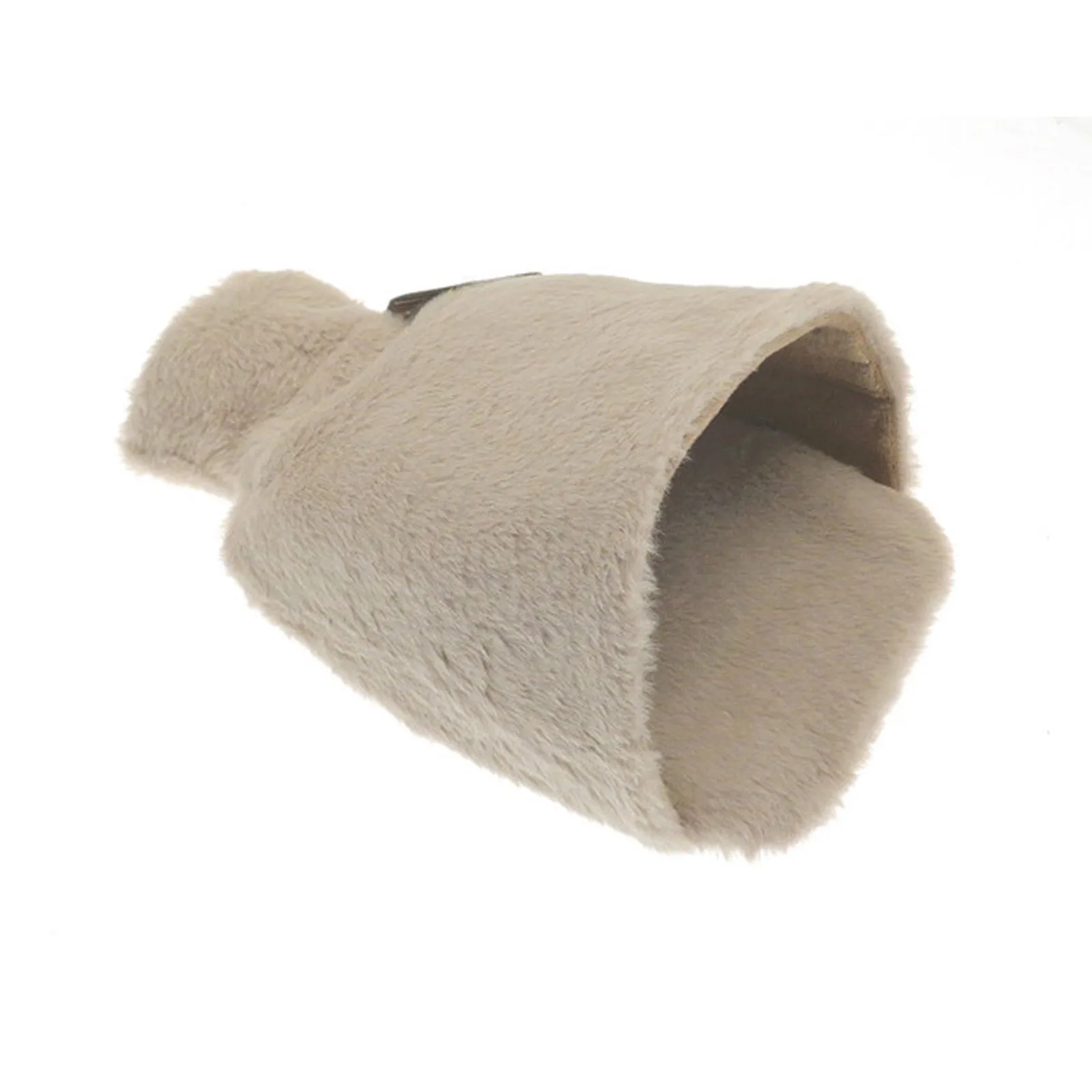 Country Club Beige Faux Fur Hot Water Bottle Foot Warmer