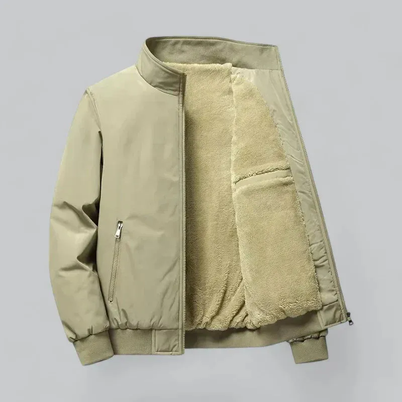 Cozy Men's Jacket with Soft Fleece Lining