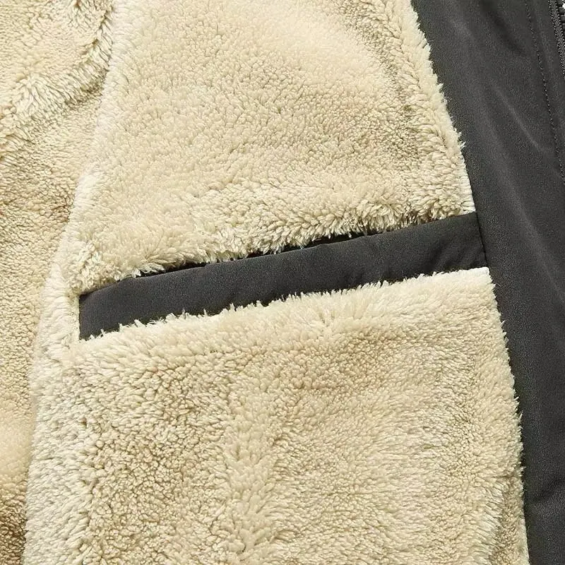 Cozy Men's Jacket with Soft Fleece Lining