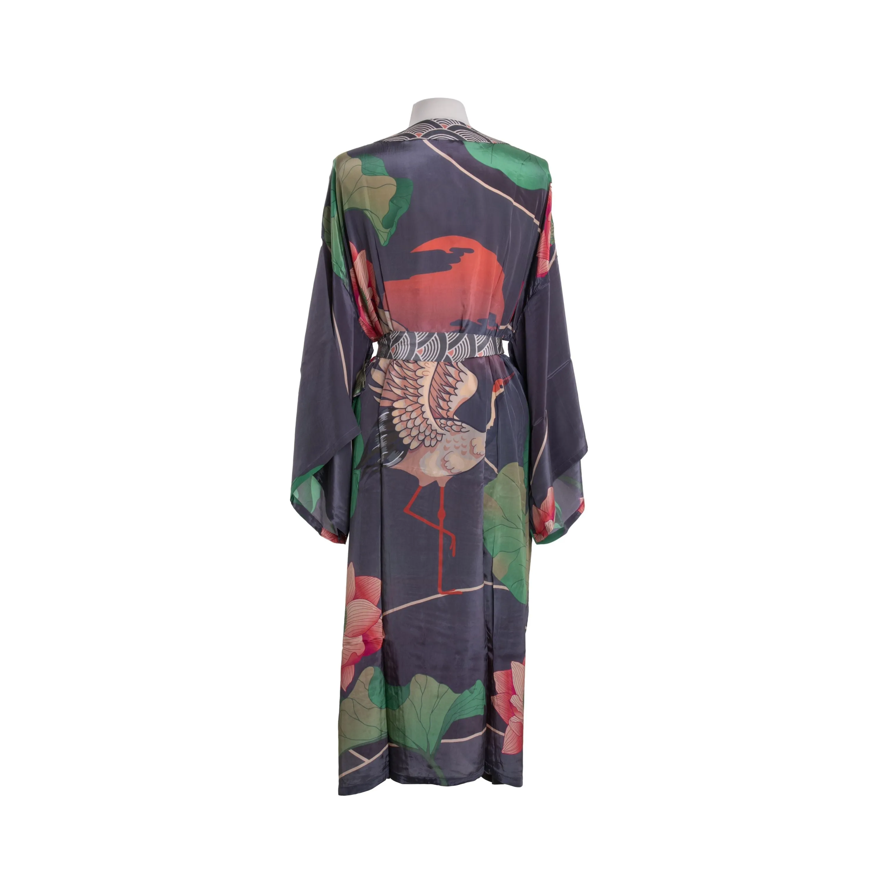 CRANE AT SUNRISE KIMONO