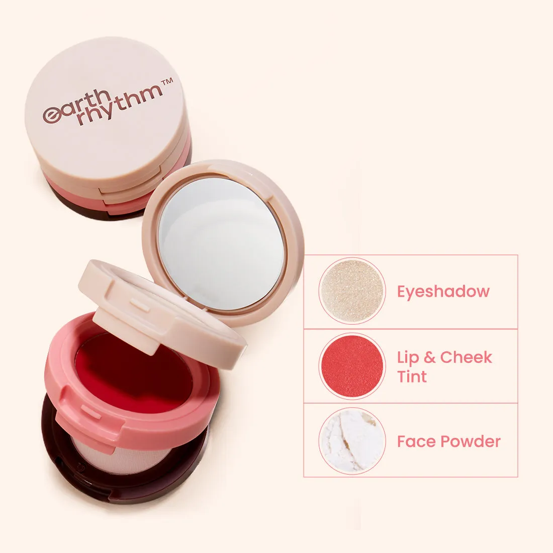 DAB SET GO 3-IN-1 FACE PALETTE