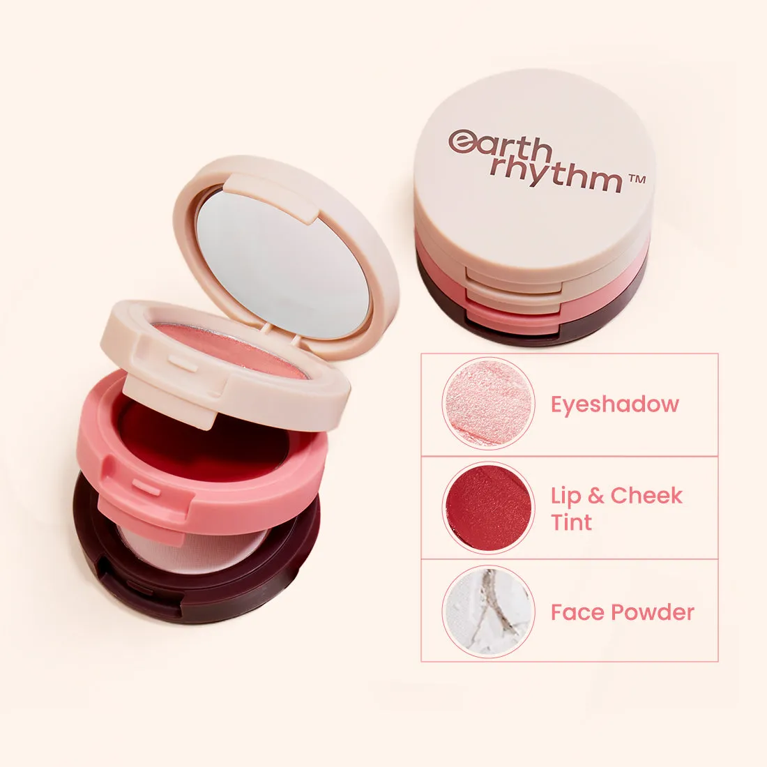 DAB SET GO 3-IN-1 FACE PALETTE