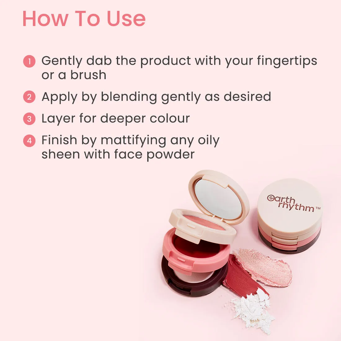 DAB SET GO 3-IN-1 FACE PALETTE