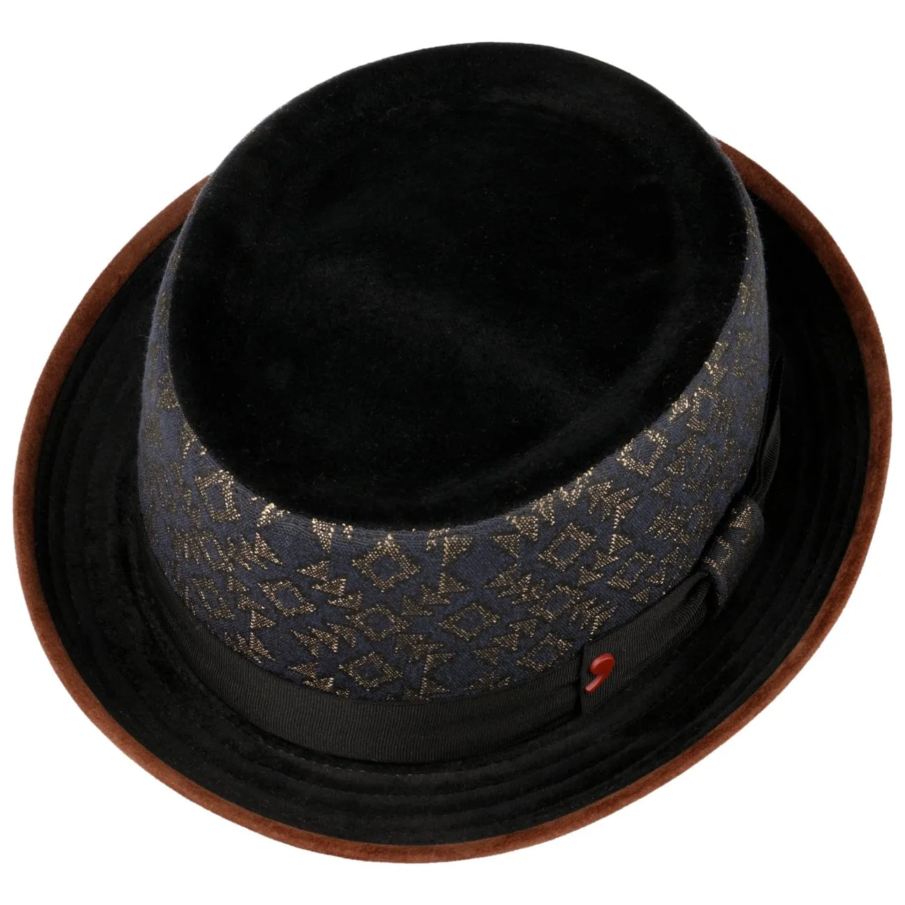 Daluno Pork Pie Cloth Hat by Alfonso D'Este