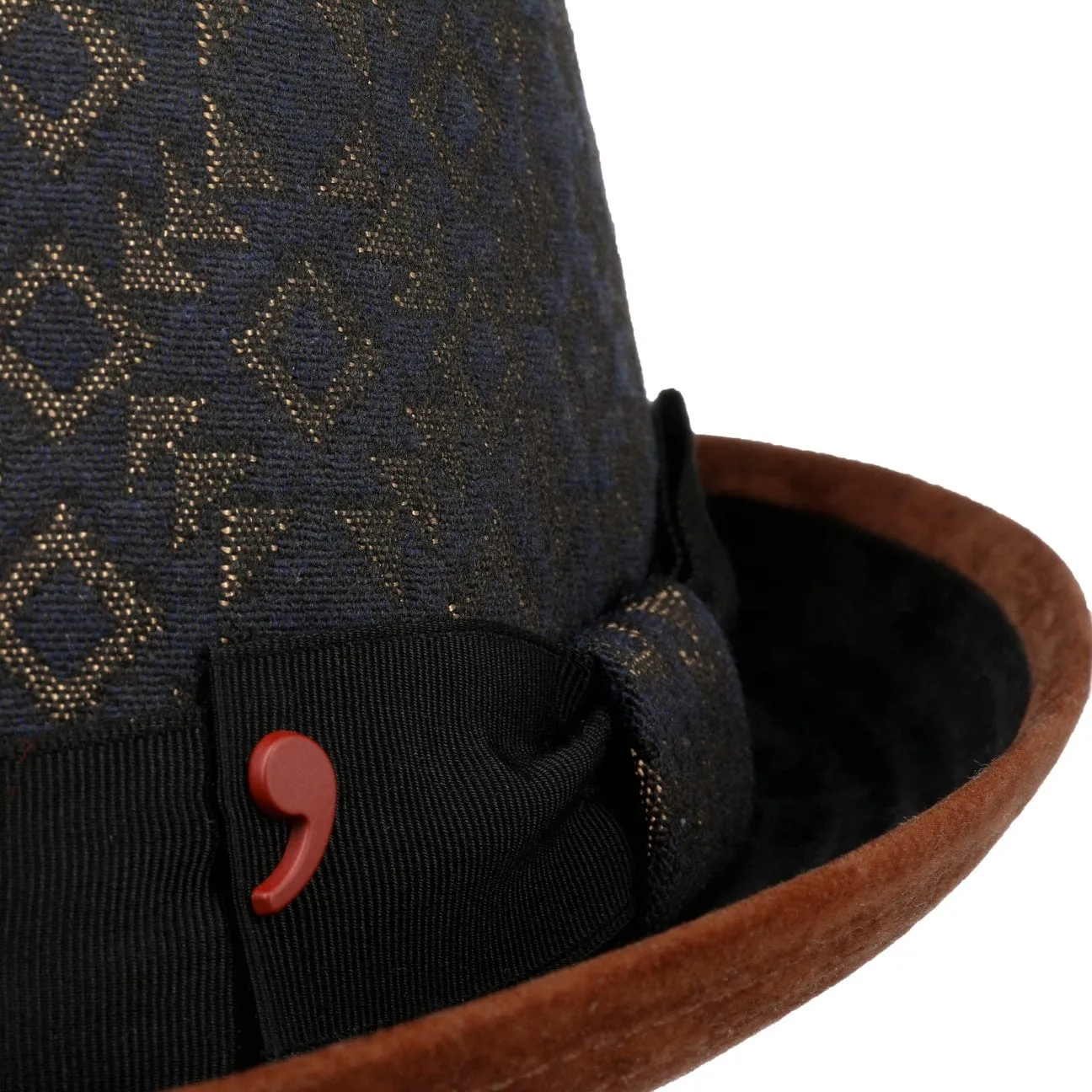 Daluno Pork Pie Cloth Hat by Alfonso D'Este