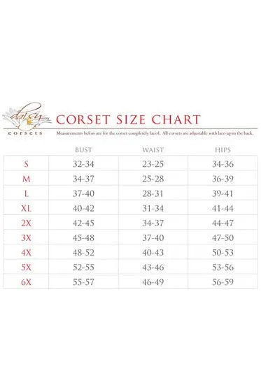 Daring Clear Pink Front Zip Overbust Corset