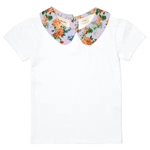 Ddxao Peter Pan Collar - Floral Express