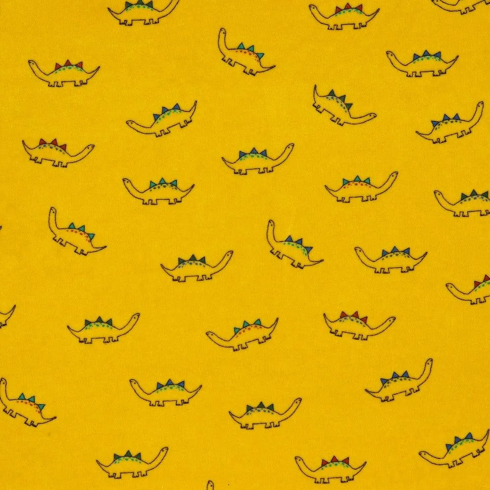 Dinosaurs Nicky Velour Fabric