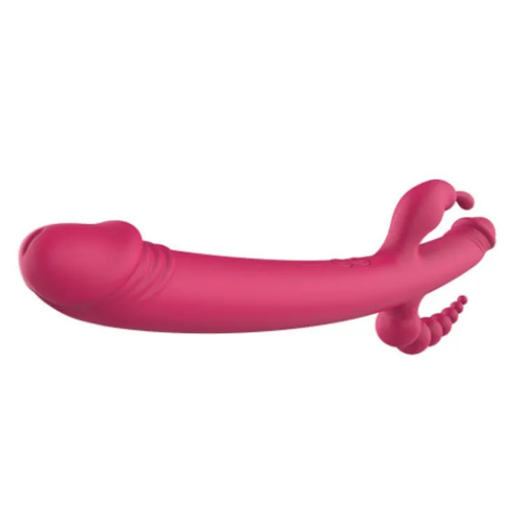 Dreamtoys Essentials Anywhere Pleasure Triple Vibe Pink