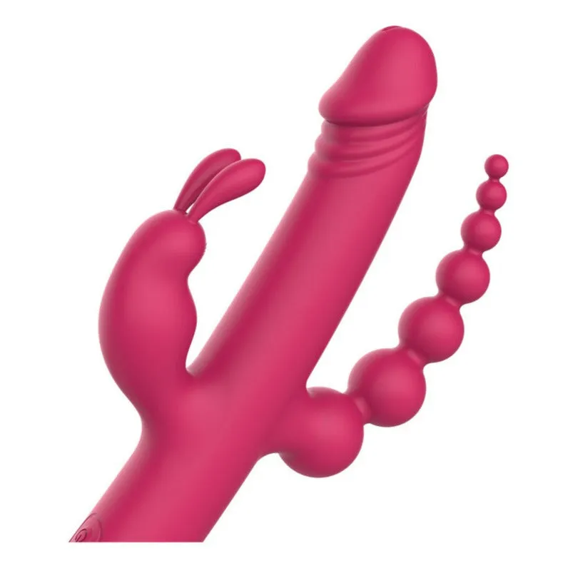 Dreamtoys Essentials Anywhere Pleasure Triple Vibe Pink