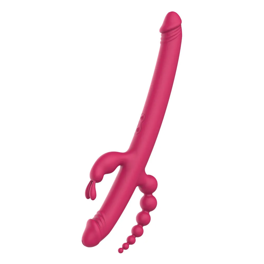 Dreamtoys Essentials Anywhere Pleasure Triple Vibe Pink