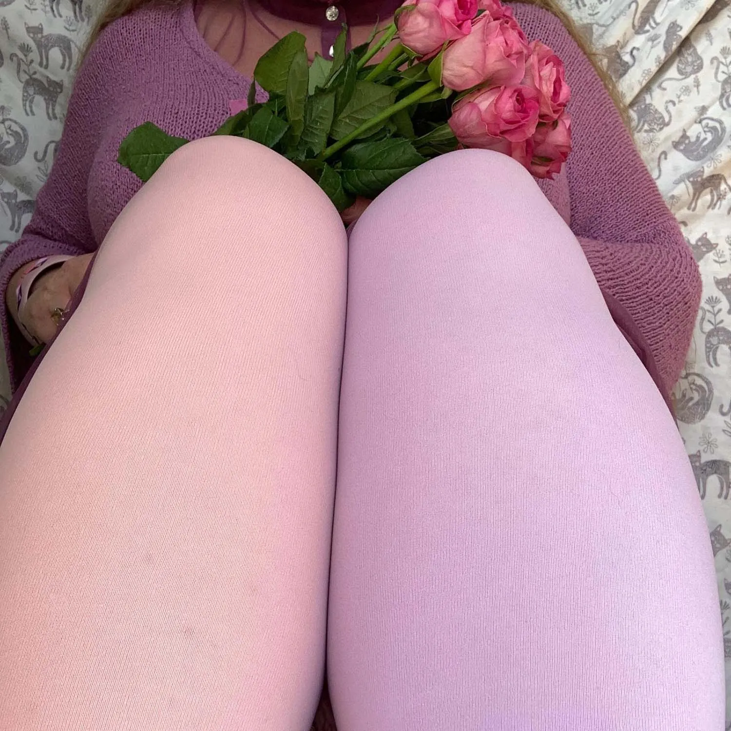 Duo Strumpfhosen - Wisteria Rose