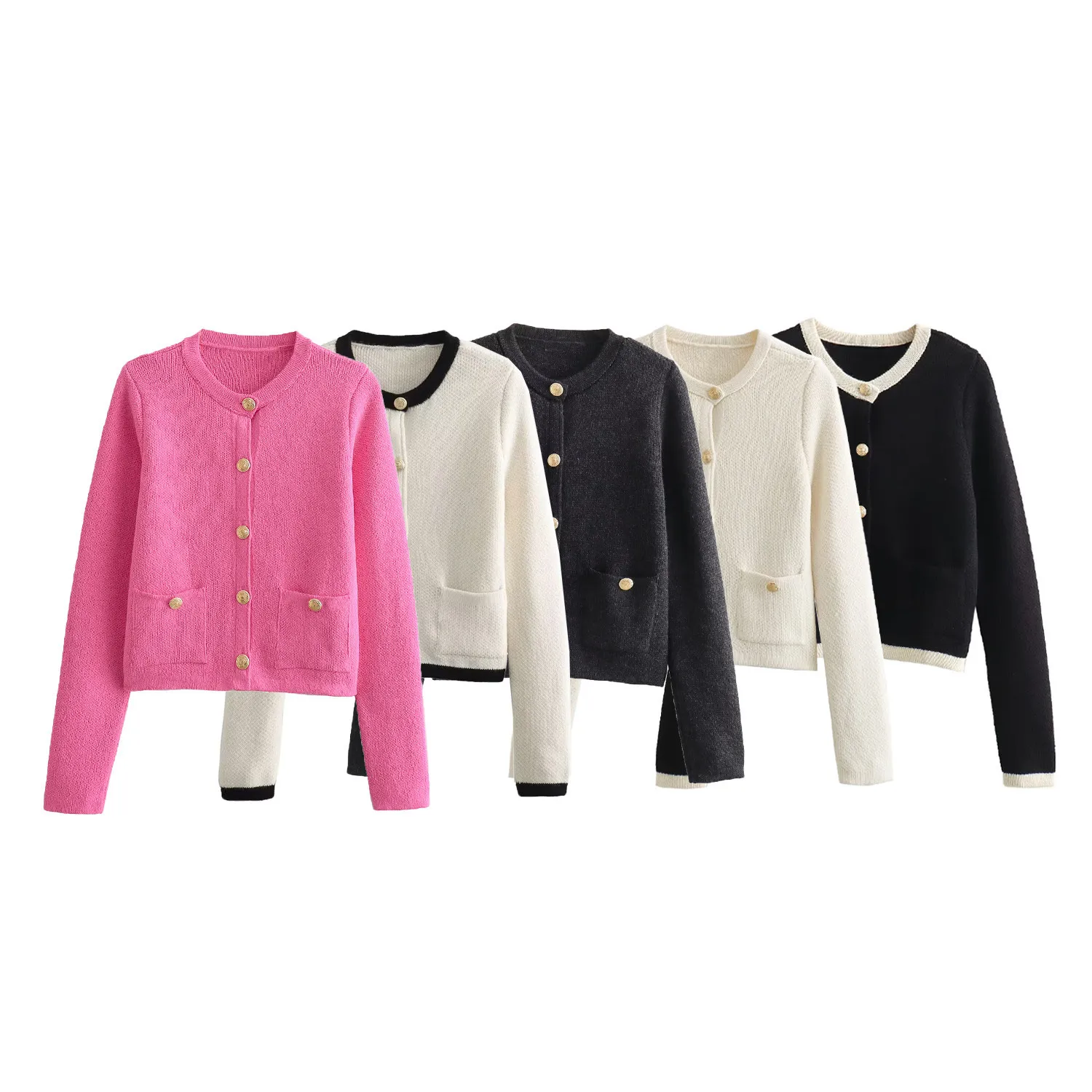 Elegant Warm Wool Knitwear Cardigan with Pockets for Women | Ideal for Winter