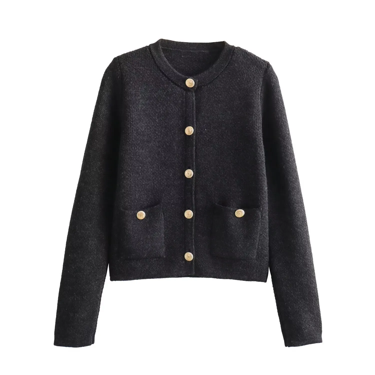 Elegant Warm Wool Knitwear Cardigan with Pockets for Women | Ideal for Winter