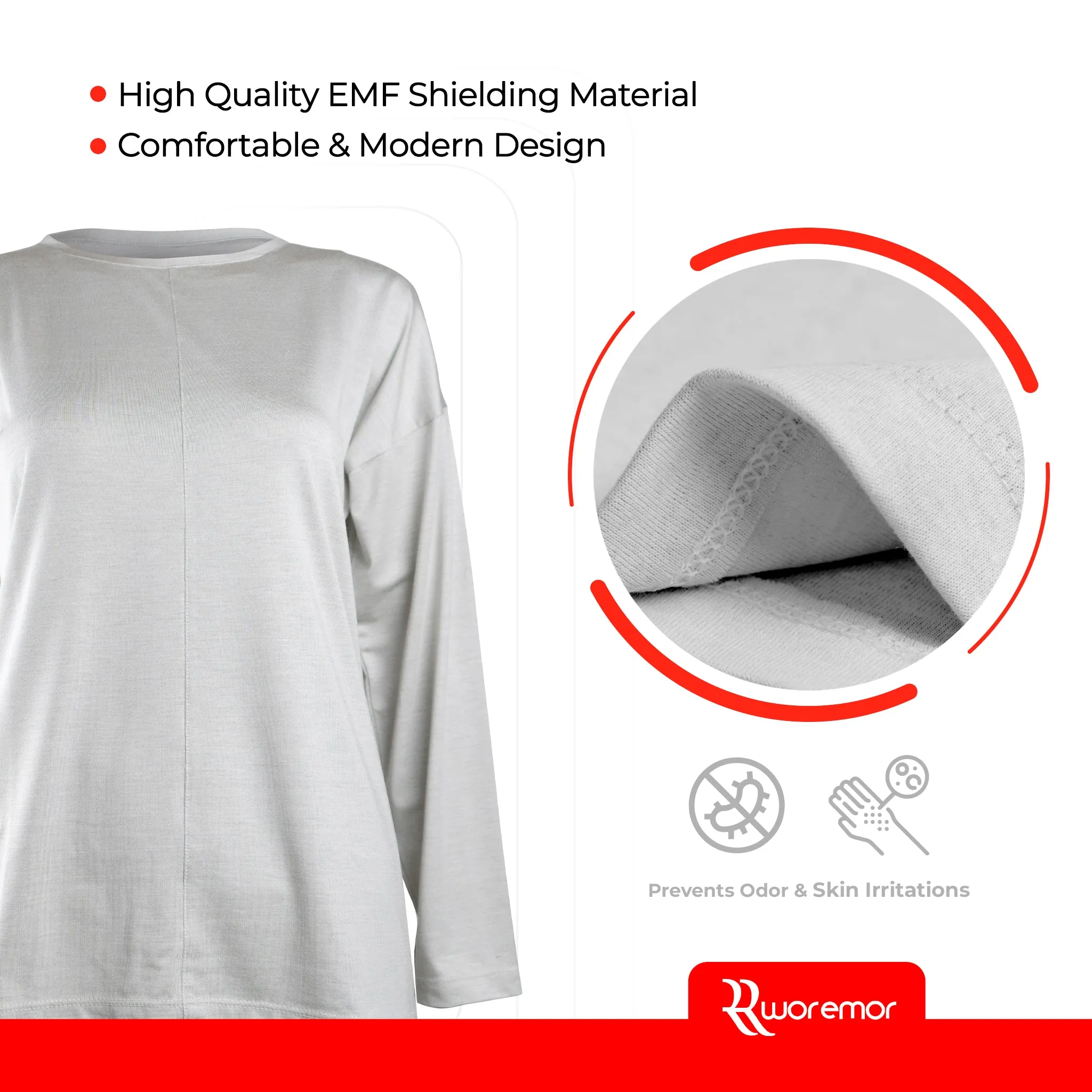 EMF Shielding Oversized Shirt