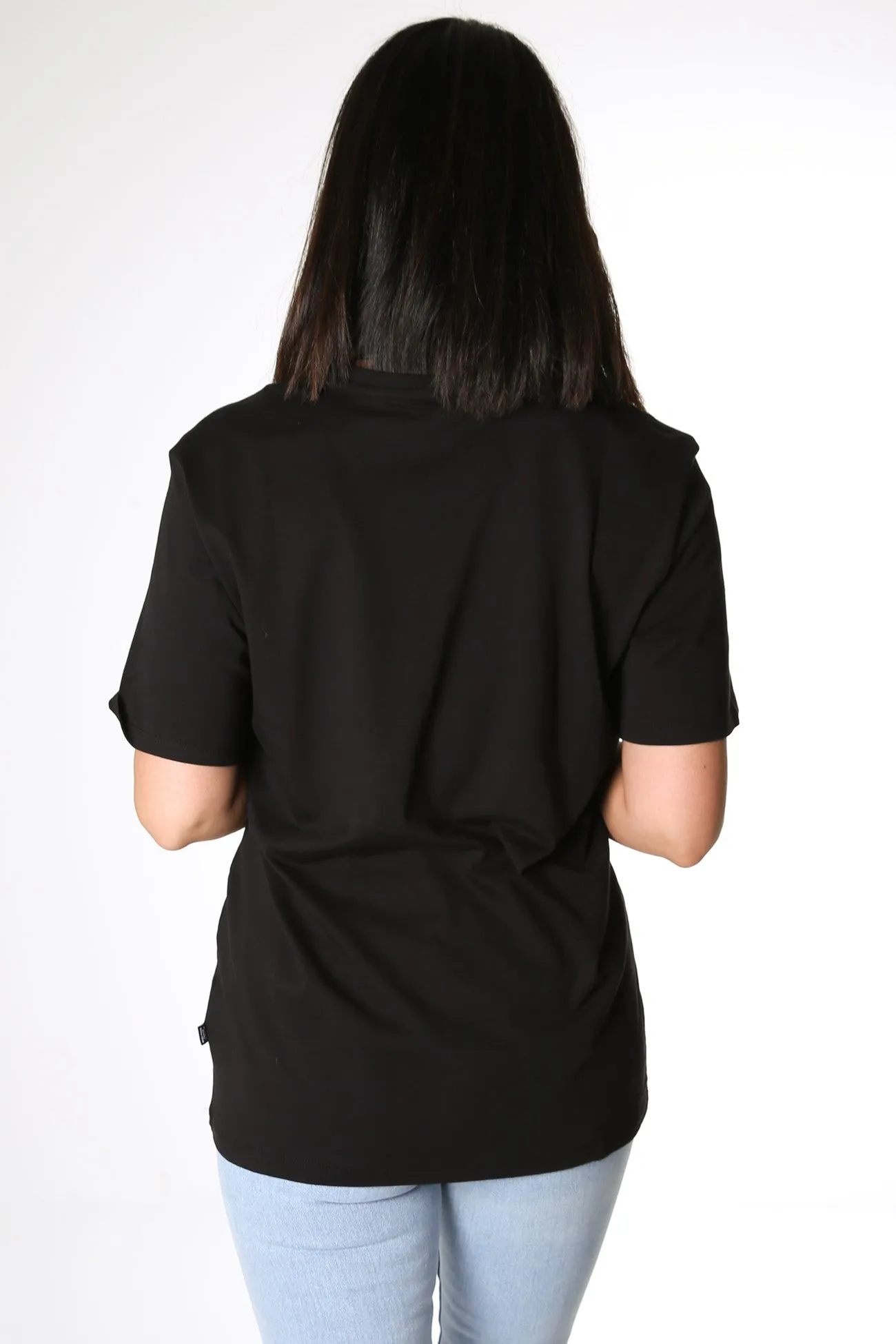 Essentials Logo Boyfriend Tee Puma Black