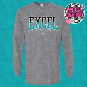 Excel Volleyball  Spirit Wear Long Sleeve T Shirt