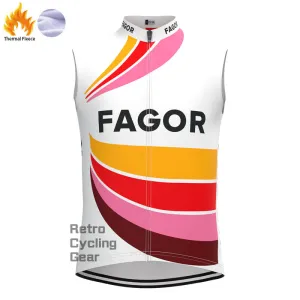 Fagor Fleece Retro Cycling Vest